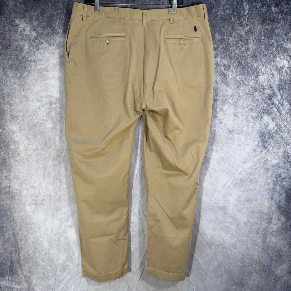 Polo Ralph Lauren Pants Mens 40x32 Beige Prospect Straight Relaxed Chino‎